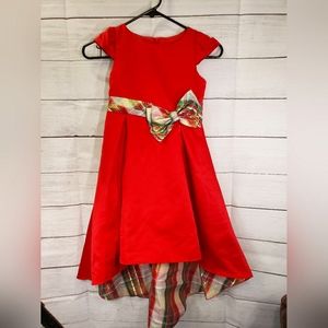 Red Christmas holiday dress SZ 6x